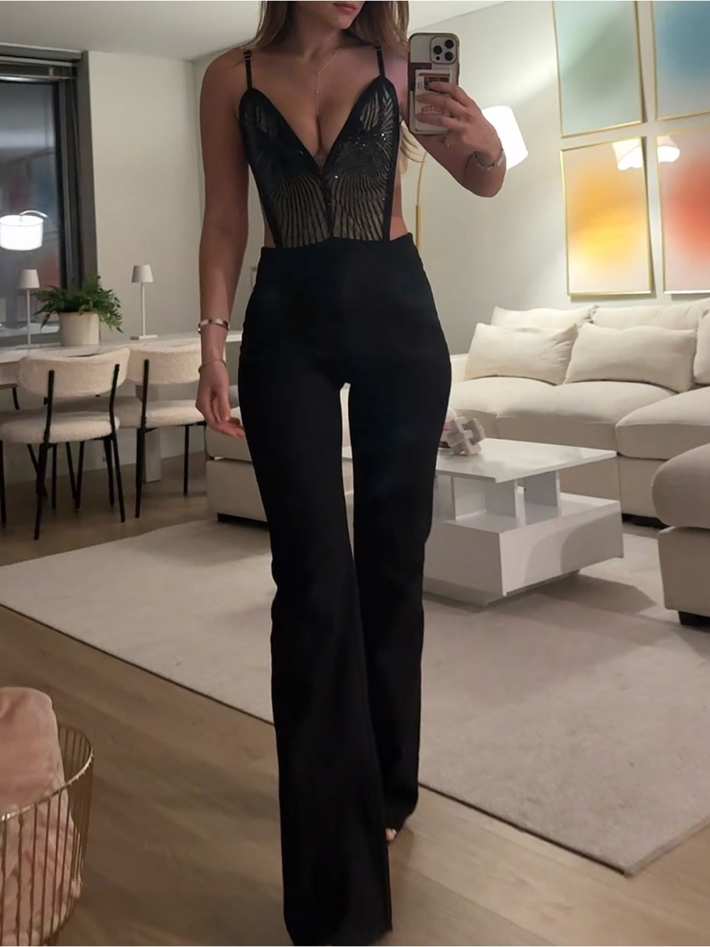 superdown Black Lace Bodysuit